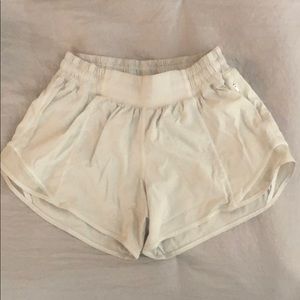 White Lululemon Shorts